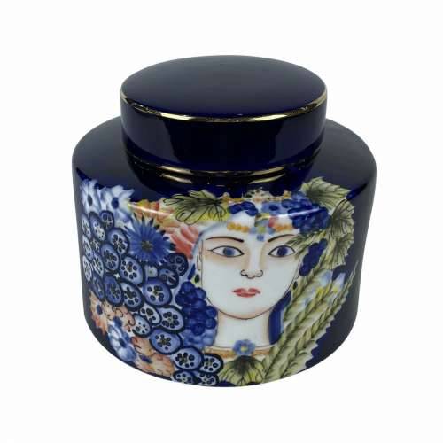 Vrč DKD Home Decor Lice Porculan Plava Pisana 17 x 17 x 16 cm Cijena