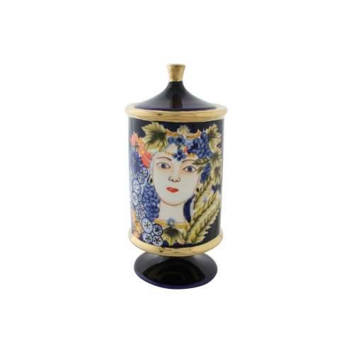 Vrč DKD Home Decor Lice Porculan Plava 11 x 11 x 25 cm Pisana Cijena