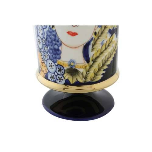 Vrč DKD Home Decor Lice Porculan Plava 11 x 11 x 25 cm Pisana Cijena