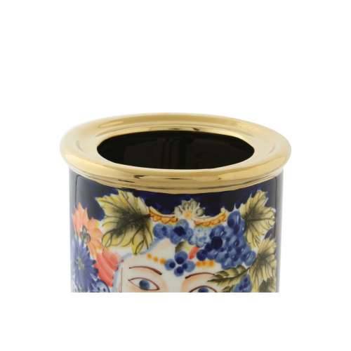 Vrč DKD Home Decor Lice Porculan Plava 11 x 11 x 25 cm Pisana Cijena