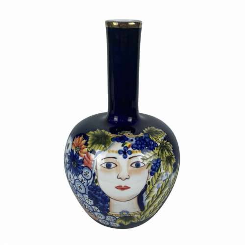 Vrč DKD Home Decor Lice Porculan Plava Pisana 17 x 17 x 30 cm Cijena
