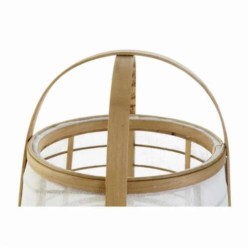 Stolna svjetiljka DKD Home Decor Bijela Prirodno Bambus 40 W 220 V 32 x 32 x 45,5 cm Cijena