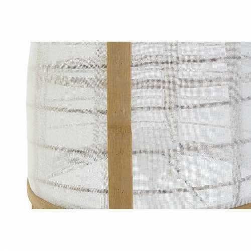 Stolna svjetiljka DKD Home Decor Bijela Prirodno Bambus 40 W 220 V 32 x 32 x 45,5 cm Cijena