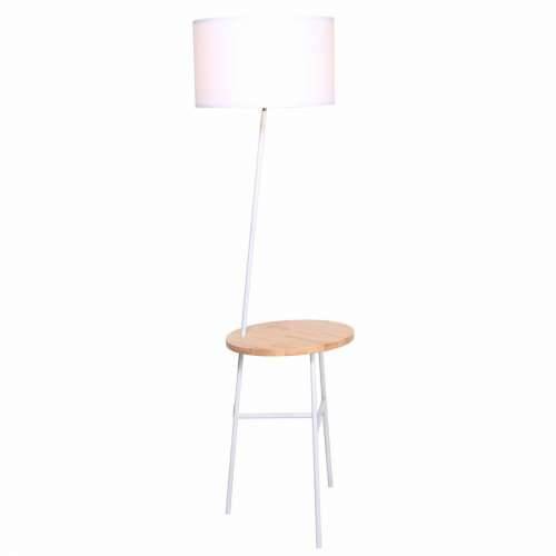 Podna svjetiljka DKD Home Decor Bijela Smeđa Poliester Metal Borovina (40 x 65 x 152 cm) Cijena