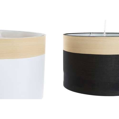 Stropna svjetiljka DKD Home Decor Bijela Crna Pisana Srebrna Prirodno Metal 50 W Scandi 220 V 30 x 40 cm 38 x 38 x 25 cm (2 kom. Cijena