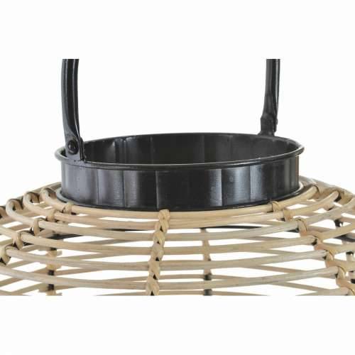 Stolna svjetiljka DKD Home Decor Crna Metal Smeđa Bambus (34 x 34 x 56 cm) Cijena