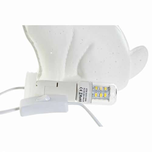 Stolna svjetiljka DKD Home Decor 25 x 10 x 19 cm Porculan Bijela 220 V 25 W Cijena