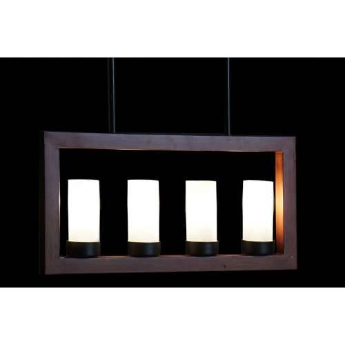 Stropna svjetiljka DKD Home Decor Smeđa Aluminij Kristal (52 x 6 x 26 cm) Cijena