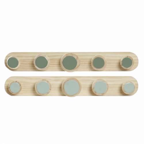 Zidna vješalica DKD Home Decor Plastika Drvo MDF Tropsko 48 x 6 x 7,5 cm (2 kom.) Cijena