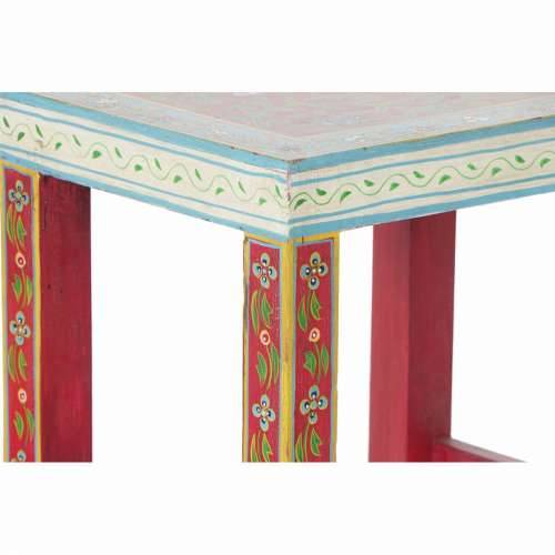 Pomoćni stolić DKD Home Decor 8424001853243 Prirodno Pisana Akril Drvo Manga 45 x 30 x 45 cm Cijena