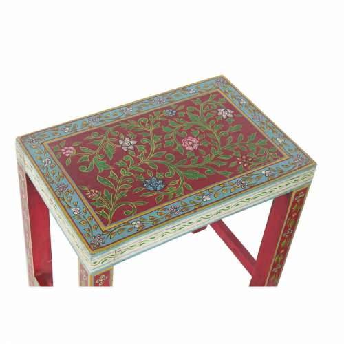 Pomoćni stolić DKD Home Decor 8424001853243 Prirodno Pisana Akril Drvo Manga 45 x 30 x 45 cm Cijena
