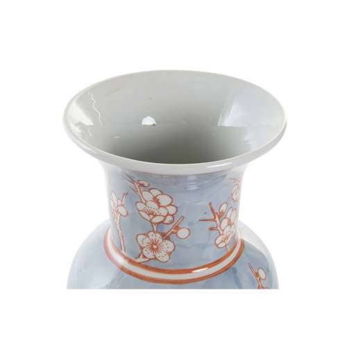 Vrč DKD Home Decor 13 x 13 x 31 cm Porculan Plava Oranžna Orijentalno Cijena
