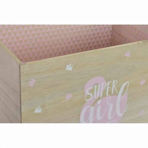 Cutie Decorativă DKD Home Decor Pisana Prirodno Svetlo roza Drvo Labud 39 x 26 x 31 cm Cijena