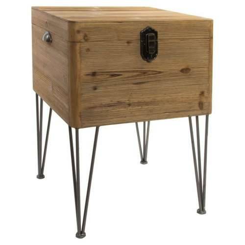 Pomoćni stolić DKD Home Decor Metal Drvo (49 x 51 x 74 cm) Cijena