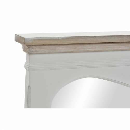 Zidno ogledalo DKD Home Decor Bijela Prirodno 105 x 64 x 4,5 cm Cijena