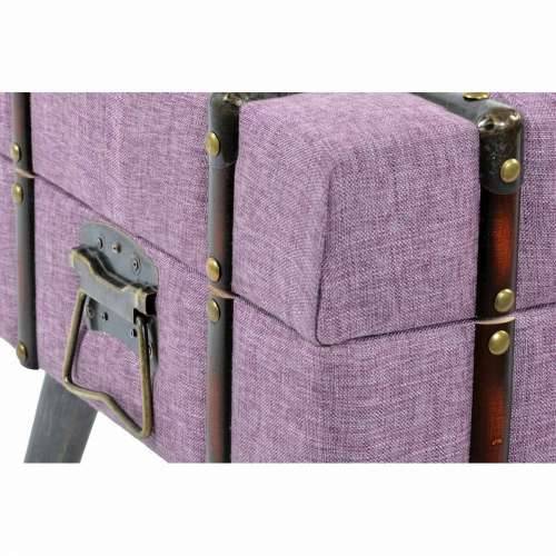 Stolac DKD Home Decor   Metal Poliester Fuksija Drvo MDF (102 x 42 x 40,5 cm) Cijena