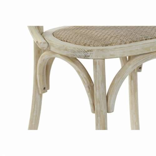 Blagavaonska stolica DKD Home Decor Bijela 56 x 50 x 76 cm Cijena