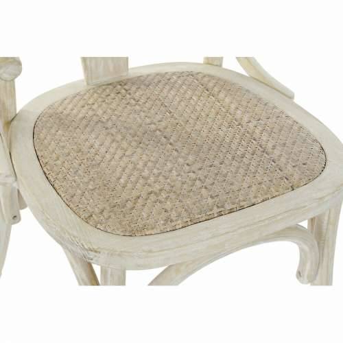 Blagavaonska stolica DKD Home Decor Bijela 56 x 50 x 76 cm Cijena