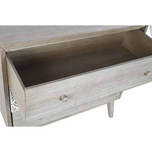 Ormarić s ladicama DKD Home Decor 80 x 42 x 80 cm Prirodno Bijela Biljni list Cijena