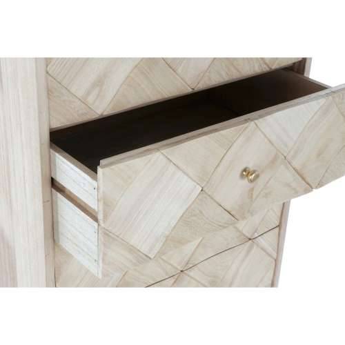 Ormarić s ladicama DKD Home Decor   Svijetlo smeđi Metal Borovina Paulovnija Prirodno moderan 45 x 35 x 93 cm Cijena
