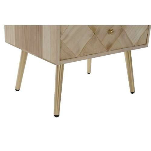 Ormarić s ladicama DKD Home Decor   Svijetlo smeđi Metal Borovina Paulovnija Prirodno moderan 45 x 35 x 93 cm Cijena