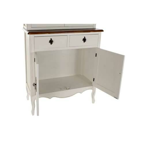 Izložbeni Štand DKD Home Decor 86 x 40 x 198 cm Kristal Bijela Plastika Pisana Tamno smeđi Cijena