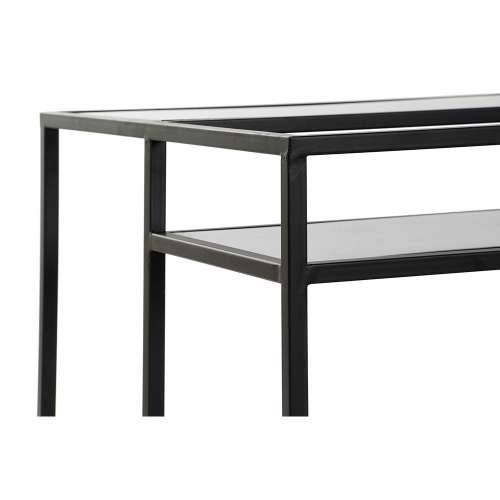 Stolić za dnevni boravak DKD Home Decor 8424001787234 Crna Pisana Prirodno Drvo Metal Ogledalo 120 x 60 x 50 cm Cijena
