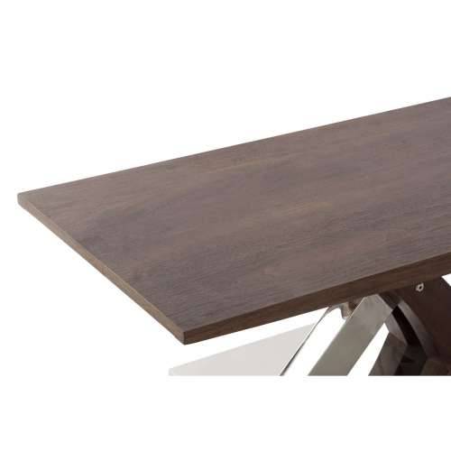 Blagavaonski stol DKD Home Decor Drvo Čelik 120 x 60 x 43,5 cm Cijena