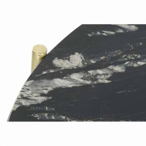 Pomoćni stolić DKD Home Decor Crna zlatan Mramor Željezo (81 x 81 x 44 cm) Cijena