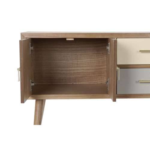 Namještaj za TV kabinet DKD Home Decor Siva Krema Metal Paulovnija (90 x 34 x 66.5 cm) Cijena