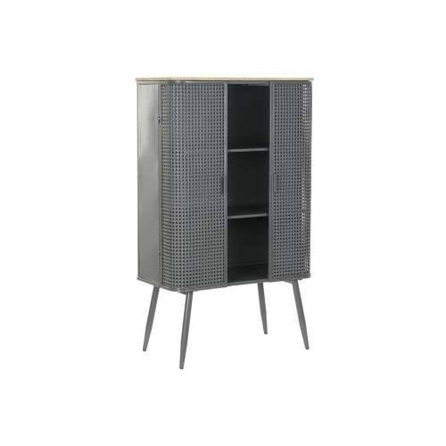 Polica DKD Home Decor Prirodno Siva Metal Drvo 2 Police (79 x 39 x 133 cm) Cijena