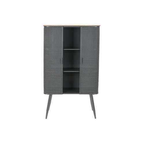 Polica DKD Home Decor Prirodno Siva Metal Drvo 2 Police (79 x 39 x 133 cm) Cijena