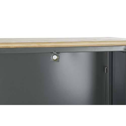 Polica DKD Home Decor Prirodno Siva Metal Drvo 2 Police (79 x 39 x 133 cm) Cijena