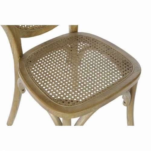Blagavaonska stolica DKD Home Decor Ratan Brijestovina 45 x 42 x 92 cm Cijena