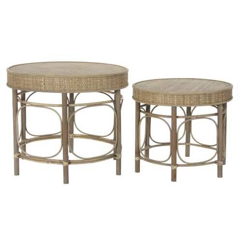 Pomoćni stolić DKD Home Decor 61 x 61 x 52 cm Prirodno Drvo Cijena