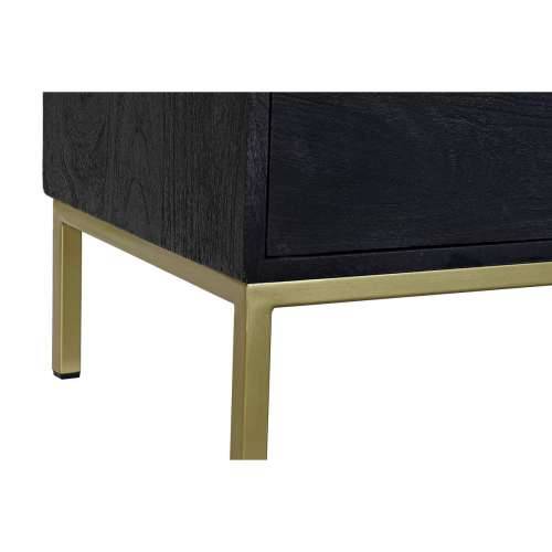 Namještaj za TV kabinet DKD Home Decor Crna Metal zlatan Drvo Manga (147 x 40 x 51 cm) Cijena