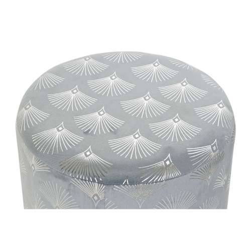Naslonjač za Noge DKD Home Decor Plava Poliester Metal zlatan (35 x 35 x 43 cm) Cijena