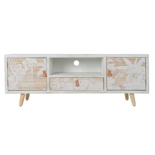 Namještaj za TV kabinet DKD Home Decor Bijela Drvo Bambus (140 x 40 x 51 cm) Cijena