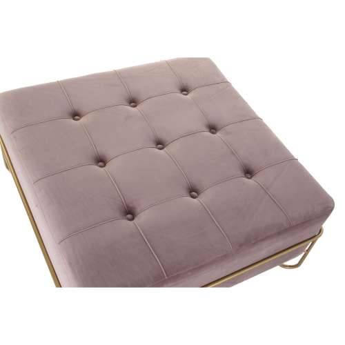 Stolac DKD Home Decor   Spužva Roza zlatan Metal Poliester Baršun Drvo MDF (80 x 80 x 42 cm) Cijena