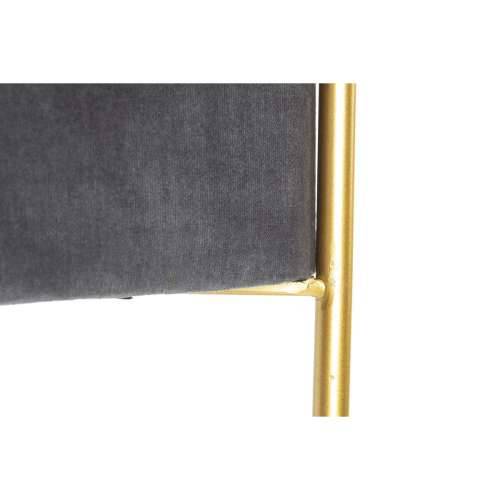 Stolac DKD Home Decor   Spužva Siva zlatan Metal Poliester Baršun Drvo MDF (80 x 80 x 47 cm) Cijena