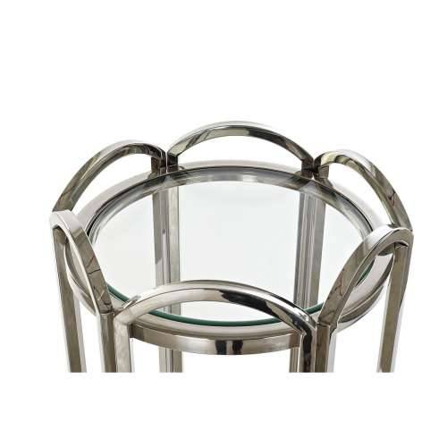 Pomoćni stolić DKD Home Decor Kristal Srebrna Metal 40 x 40 x 110 cm Cijena