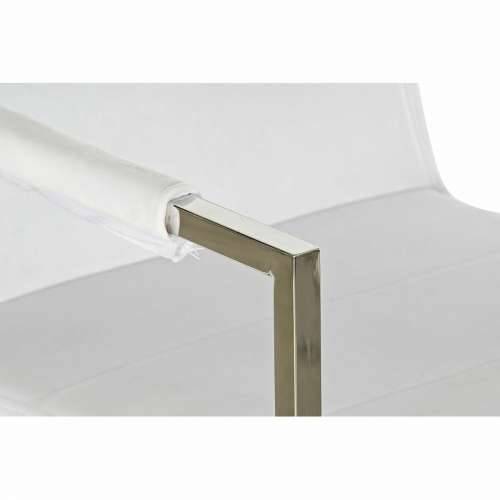 Naslonjač DKD Home Decor Poliester Čelik Bijela (56 x 68 x 92 cm) Cijena