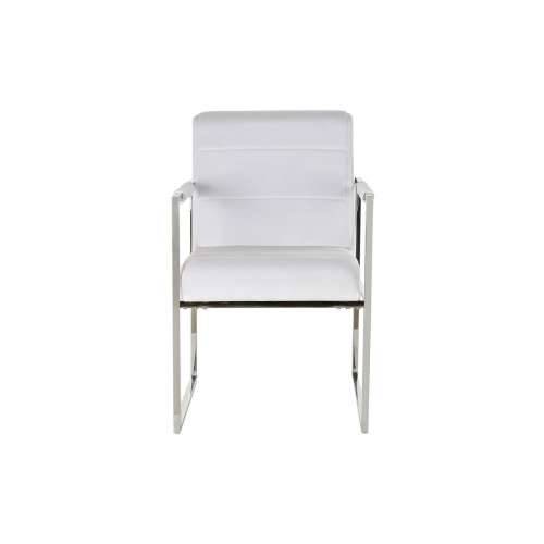 Naslonjač DKD Home Decor Poliester Čelik Bijela (56 x 68 x 92 cm) Cijena
