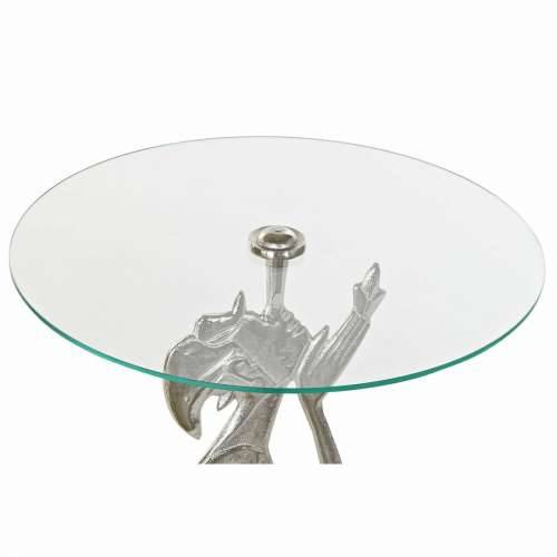 Pomoćni stolić DKD Home Decor Providan Aluminij Kristal Srebrna (46 x 46 x 72 cm) Cijena