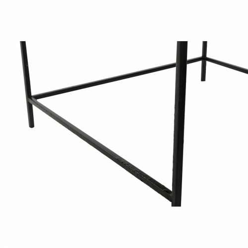 Pomoćni stolić DKD Home Decor 61 x 61 x 49 cm Crna zlatan Čelik Aluminij Cijena