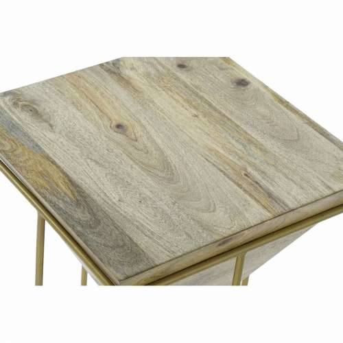 Pomoćni stolić DKD Home Decor Metal Drvo Manga (40 x 40 x 45 cm) Cijena
