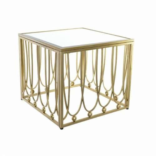 Pomoćni stolić DKD Home Decor Ogledalo zlatan Metal MDF (57 x 57 x 52 cm) Cijena