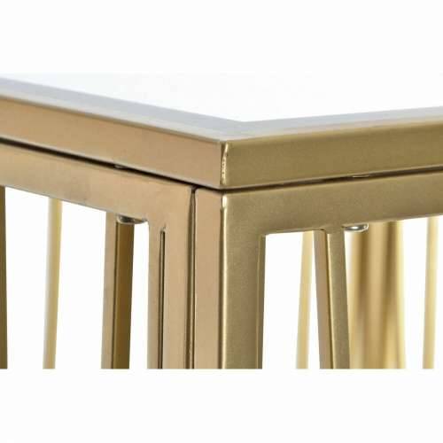Pomoćni stolić DKD Home Decor Ogledalo zlatan Metal MDF (57 x 57 x 52 cm) Cijena