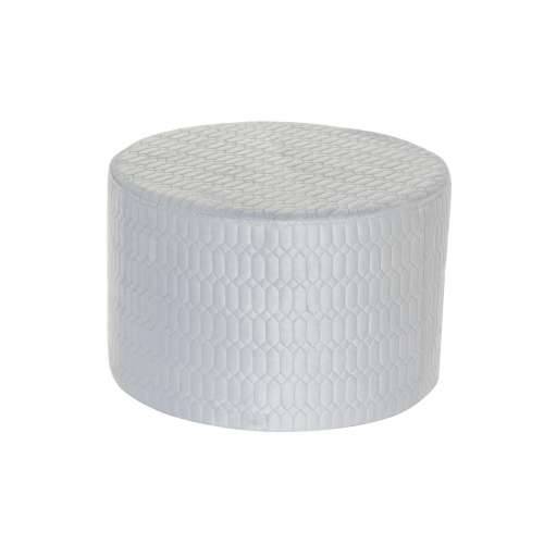 Naslonjač za Noge DKD Home Decor Poliester Nebesko plava Éponge Drvo MDF (55 x 55 x 35 cm) Cijena