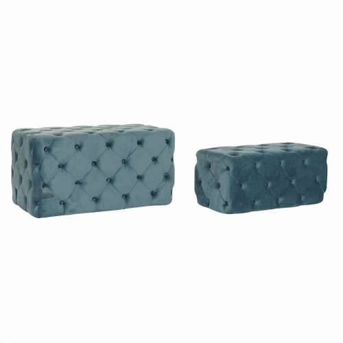 Stolac DKD Home Decor   Plava Poliester Baršun Drvo MDF (88 x 53 x 48 cm) Cijena